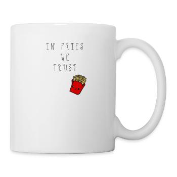 IN FRIES WE TRUST Pomme's Fashion Style Fashion - Mug - white - Right