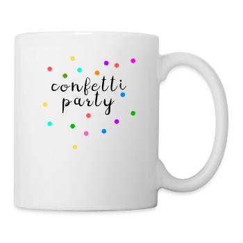 Confetti Party Colorful Celebration - Mug - white - Right