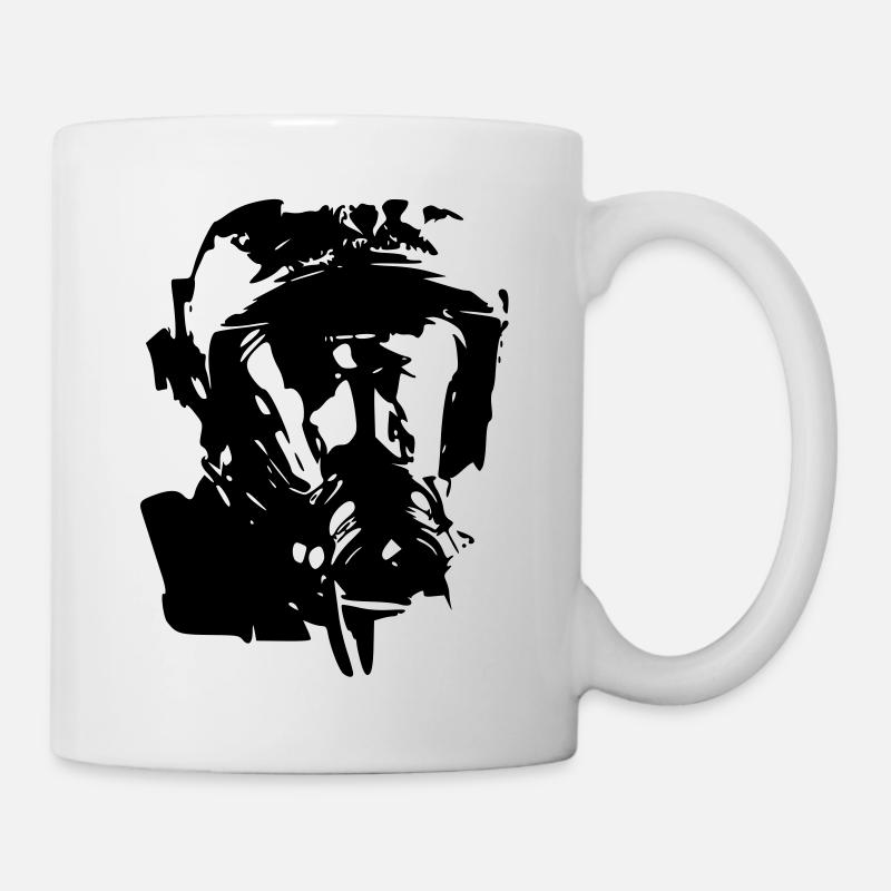 casque pompier ari - Mug blanc - blanc