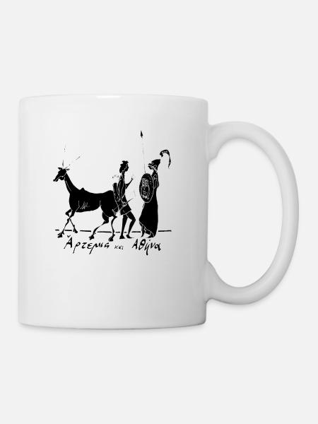 Artemis and Athena - Mug - white