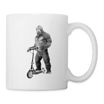 Scooter électrique E-Scooter idée cadeau - Mug blanc - blanc - Droite