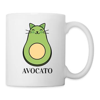 Avocato - Avocado chat - Mug blanc - blanc - Droite