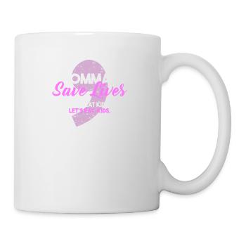 Des virgules sauvent des vies Des virgules sauvent des vies - Mug blanc - blanc - Droite