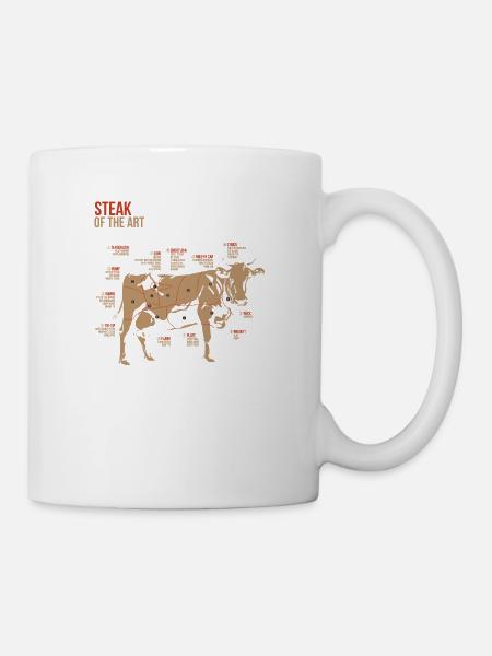 Steak Champion BBQ D'Hiver Pitmaster - Mug blanc - blanc