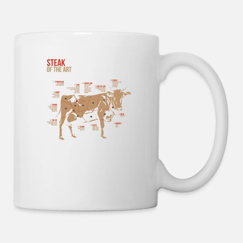 Steak Champ Winter BBQ Pitmaster - Mug - white