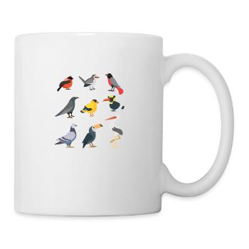 I Love Birds Ornithologist - Mug - white - Right