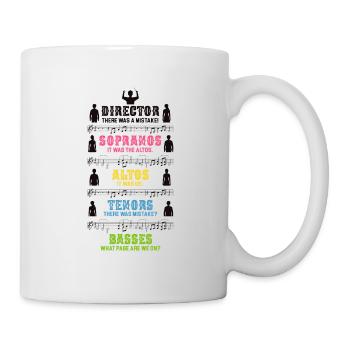 Choir T-shirt - Mug - white - Right