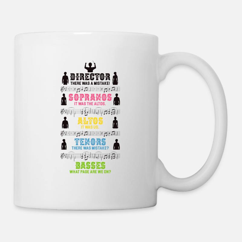 Choir T-shirt - Mug - white