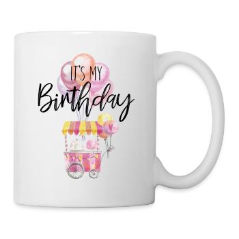 It's my birthday - Tasse - Weiß - Rechts