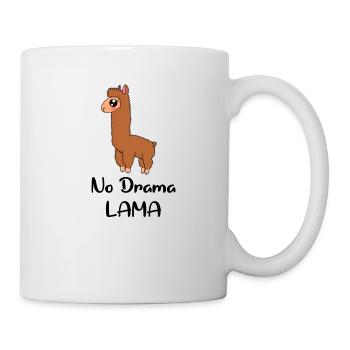 No drama lama # alpaca # alpaca lama # gift idea - Mug - white - Right