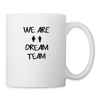 Nous sommes une équipe de rêve # Nous sommes une équipe de rêve # cadeau - Mug blanc - blanc - Droite
