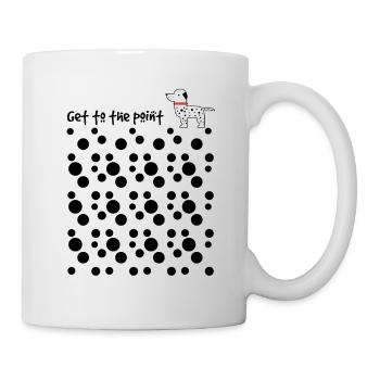 Come to the point - Dalmatians - Mug - white - Right