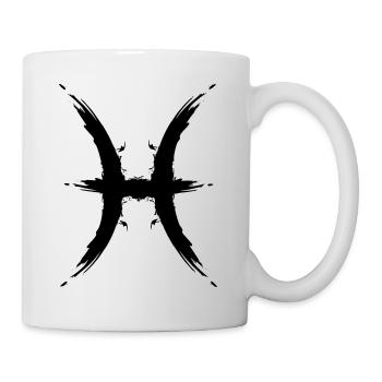 Fisch Sternzeichen Fische Design Pisces Symbol - Mug blanc - blanc - Droite