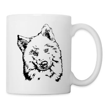 Portrait de chien SAMOJEDE Cadeau de chien Wilsigns - Mug blanc - blanc - Droite