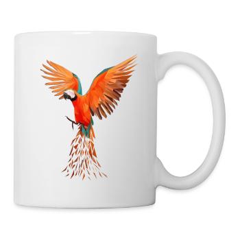 Papagei - Tasse - Weiß - Rechts