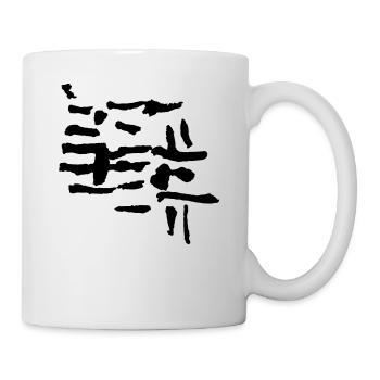 Structure / motif - Résumé VINTAGE - Mug blanc - blanc - Droite