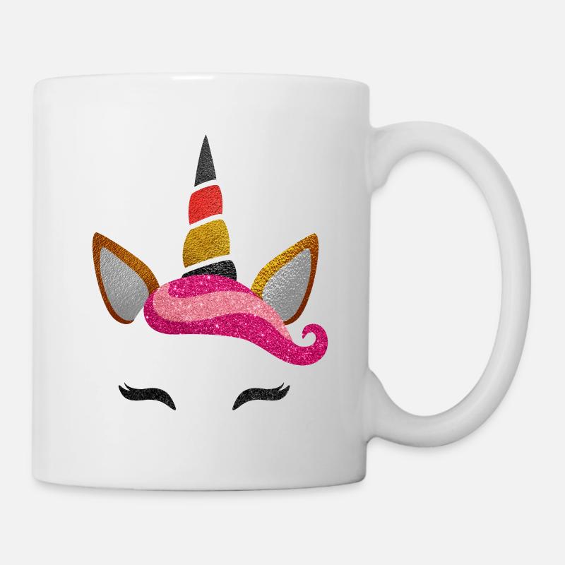 UNICORN FACE 20 19A - Mug - white
