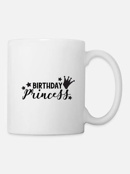 Birthday Princess - Tasse - Weiß