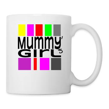 Mummys Fille T Idée de cadeau - Mug blanc - blanc - Droite