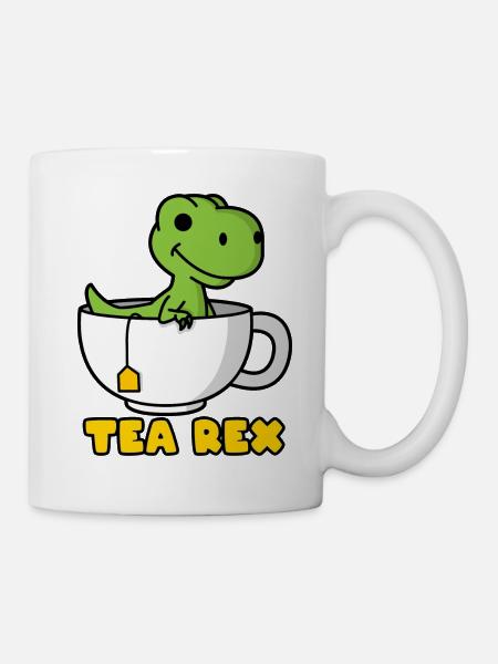 TEA REX - Mug blanc - blanc
