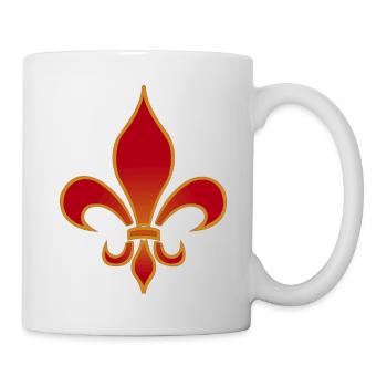 Red Lily Symbol - Mug - white - Right