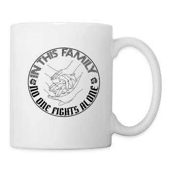 In This Family No One Fights Alone - Mug - white - Right