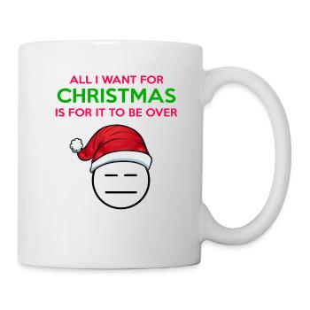 Noël haïsseurs dire drôle Père Noël - Mug blanc - blanc - Droite