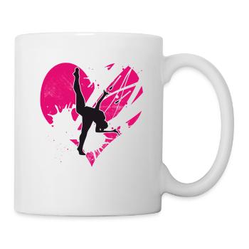 Herz rsg 5 - Tasse - Weiß - Rechts