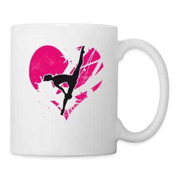 Herz rsg 8 - Tasse - Weiß - Rechts