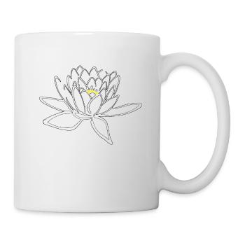 lotus flower - Mug - white - Right