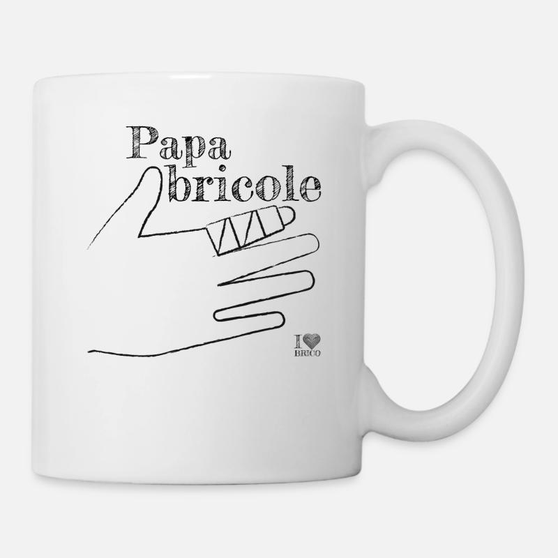 I love brico - Papa bricole - Mug blanc - blanc