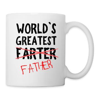 World's greatest farter / father - Mug - white - Right