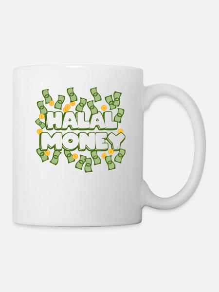 HALAL MONEY - Tasse - Weiß