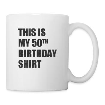 50th birthday - Mug - white - Right