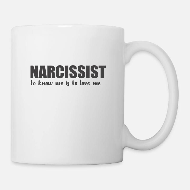 Narcissist - Mug - white