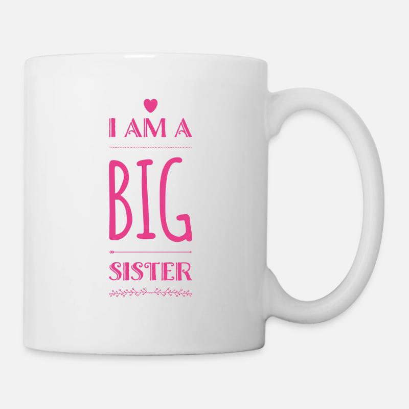 Je suis une GRANDE soeur - Mug blanc - blanc