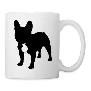 Bouledogue français - Mug blanc - blanc - Droite