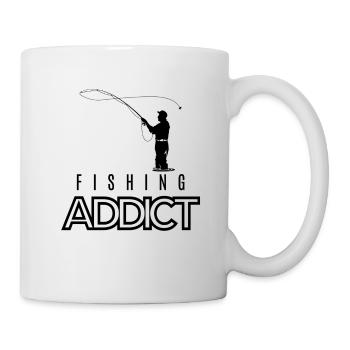 Funny Fishing Fishing Addict product - Mug - white - Right