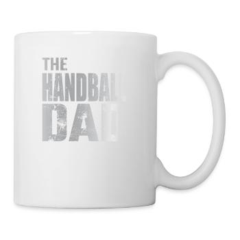Cadeau de joueur de handball père papa handball - Mug blanc - blanc - Droite