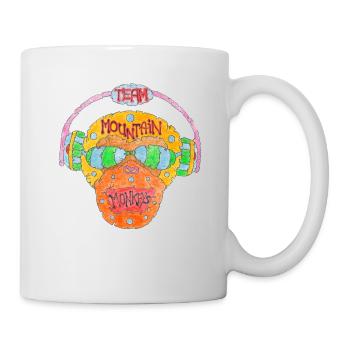 TMM Affenkopf Logo - Tasse - Weiß - Rechts