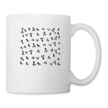 Sexy Penisse - Tasse - Weiß - Rechts