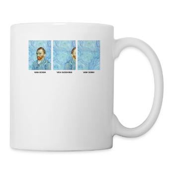 Sarkasmus Van Gogh Wortspiel Geschenk - Tasse - Weiß - Rechts