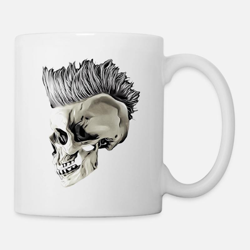 Le punk n'est pas mort - Mug blanc - blanc