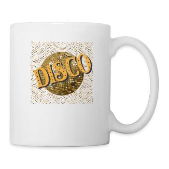 Disco. - Mug blanc - blanc - Droite