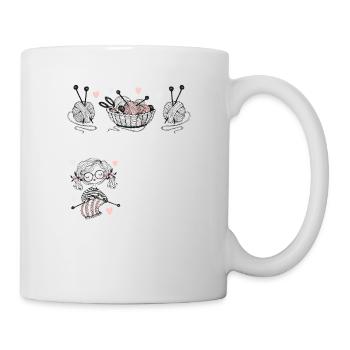 Ein Leben ohne Wolle ist möglich aber sinnlos - Tasse - Weiß - Rechts
