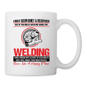 I'm going to break out welding Funny welding G - Mug - white - Right