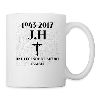 J.H une légende cadeau homme femme t-shirt hommage - Mug blanc - blanc - Droite