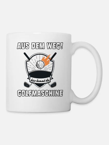 Golf Profi Golfer Golfspieler lustiger Spruch - Tasse - Weiß