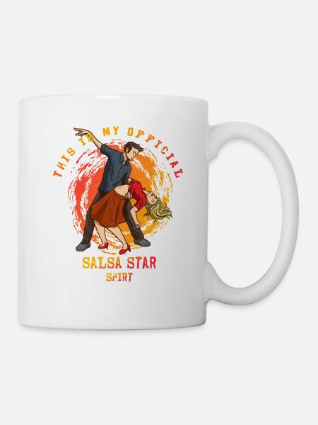 Salsa Star Shirt - Mug blanc - blanc