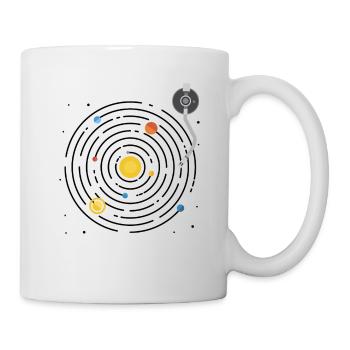 Music Solar System Vinyl Gift - Mug - white - Right